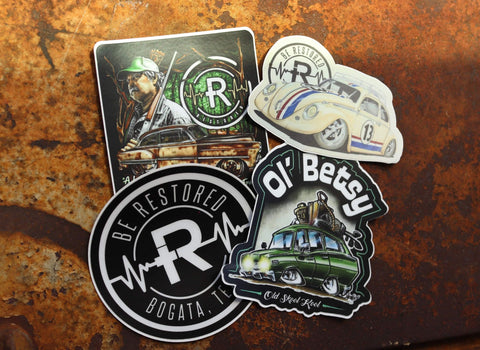 Reworked Sticker RESTORED Sticker Bundle (Pack Of 4) – KRAVENED KUSTOMS