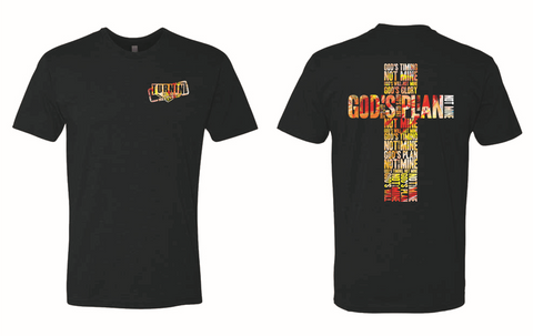 Turnin Rust "God's Plan Cross" Tee